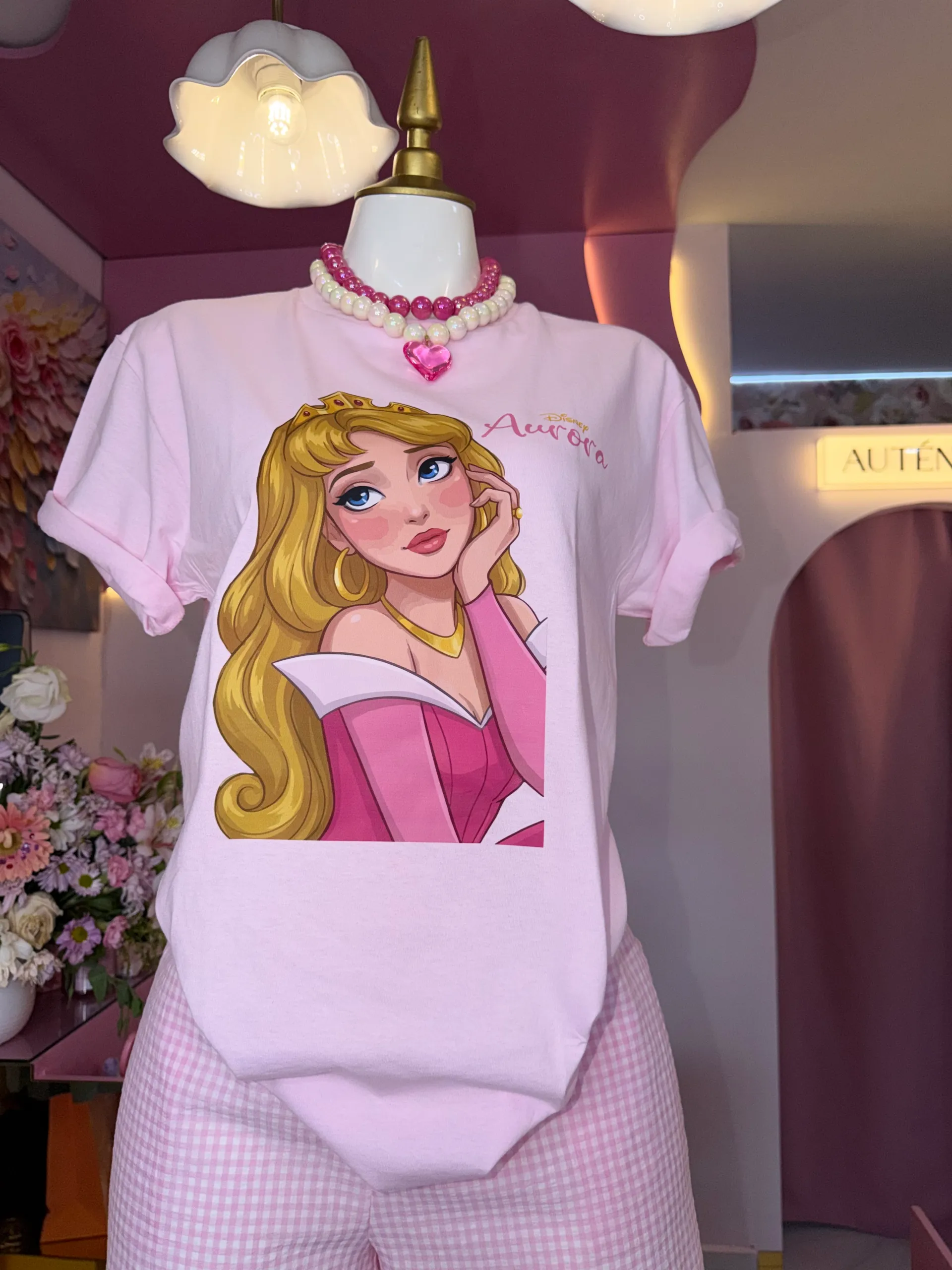 Playera princesa aurora 