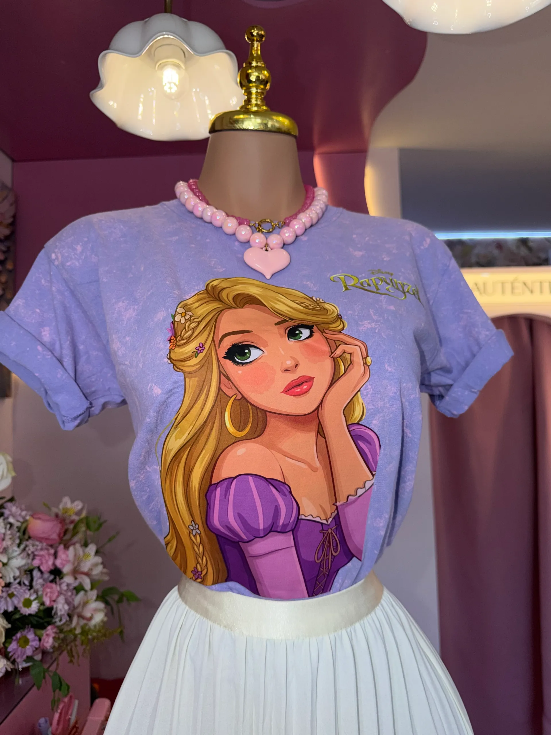 Playera estampada princesa