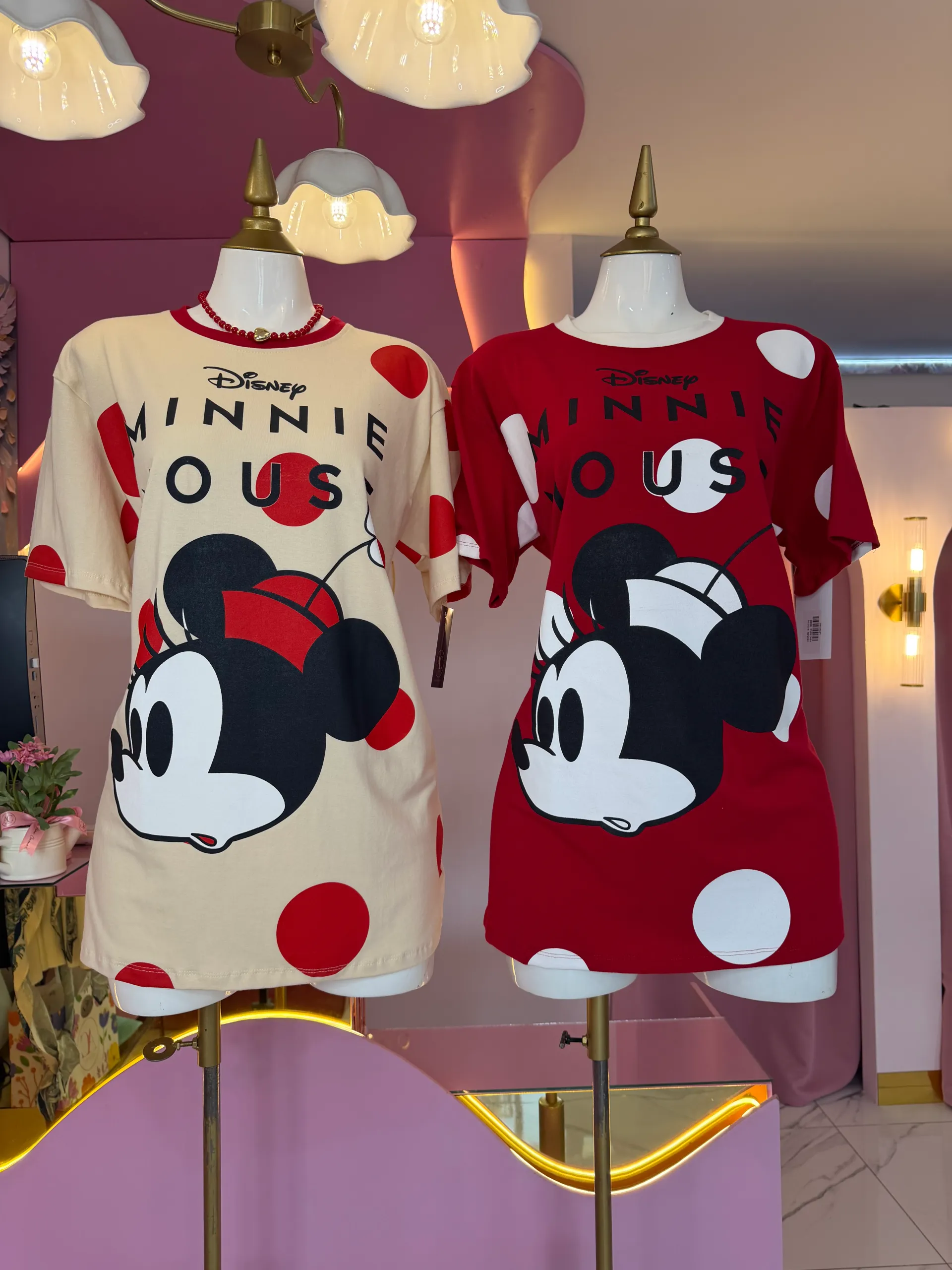 Vestido corto Minnie camiseta 