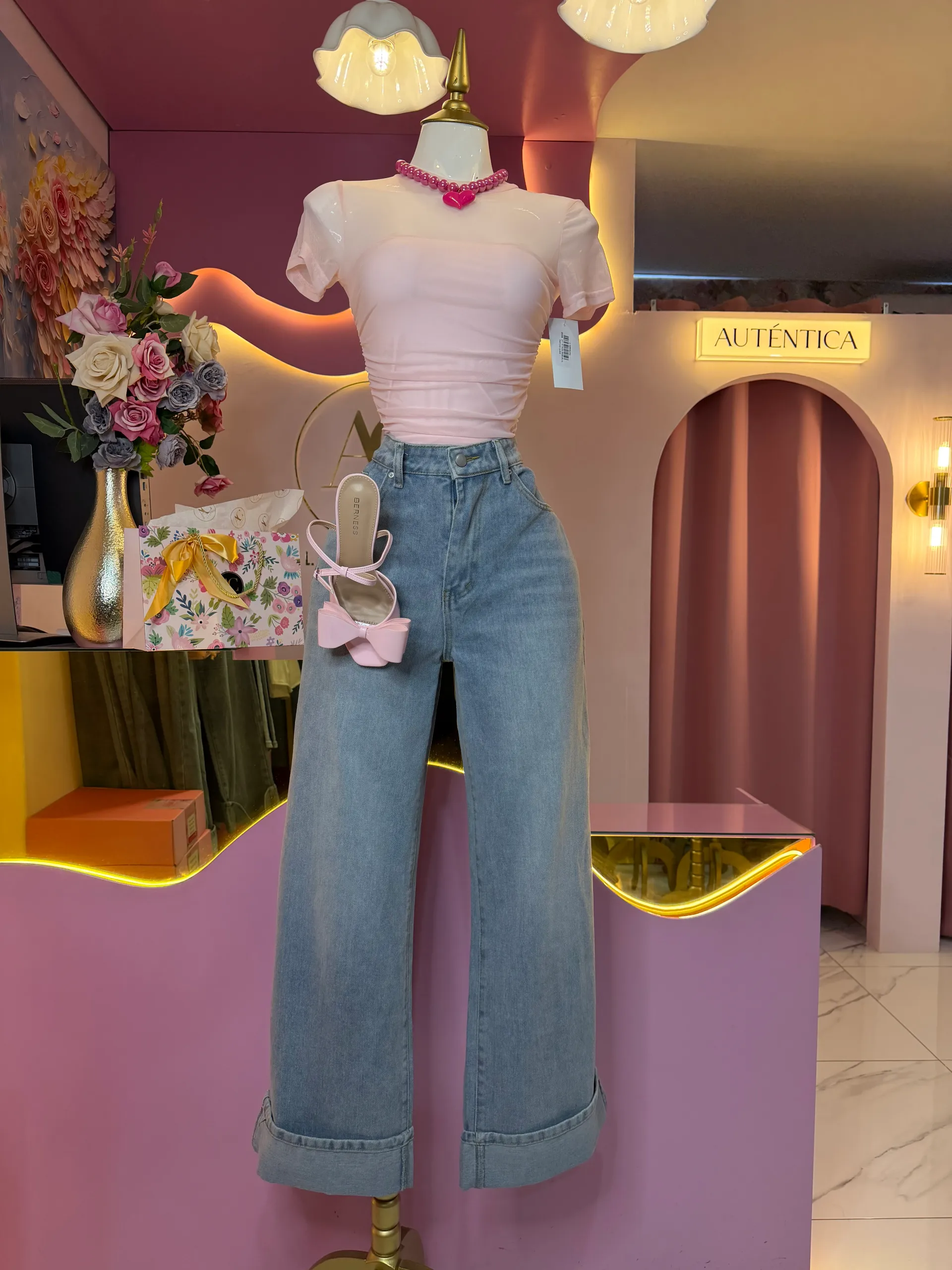 Pantalón con dobles