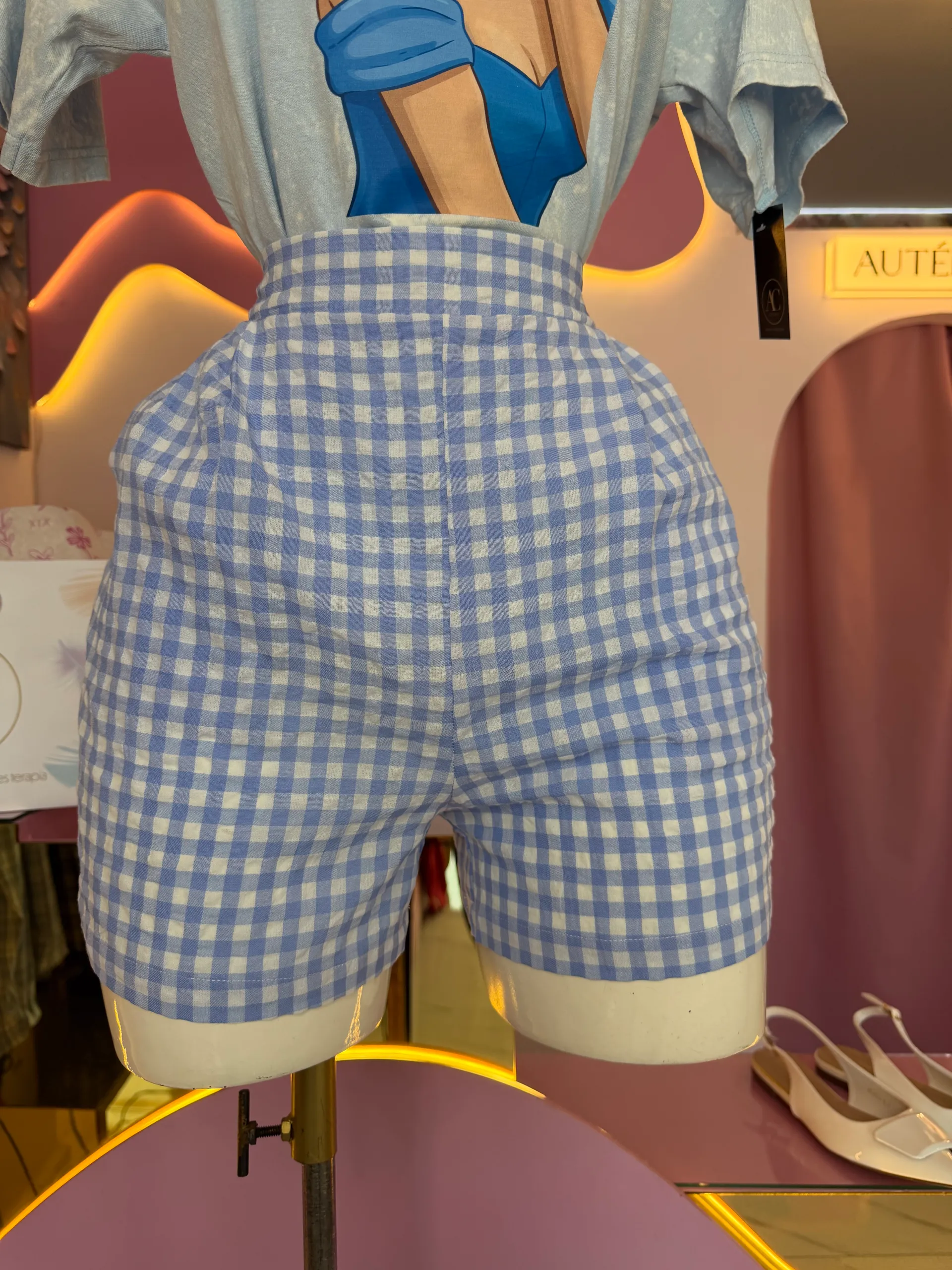Short cuadros 