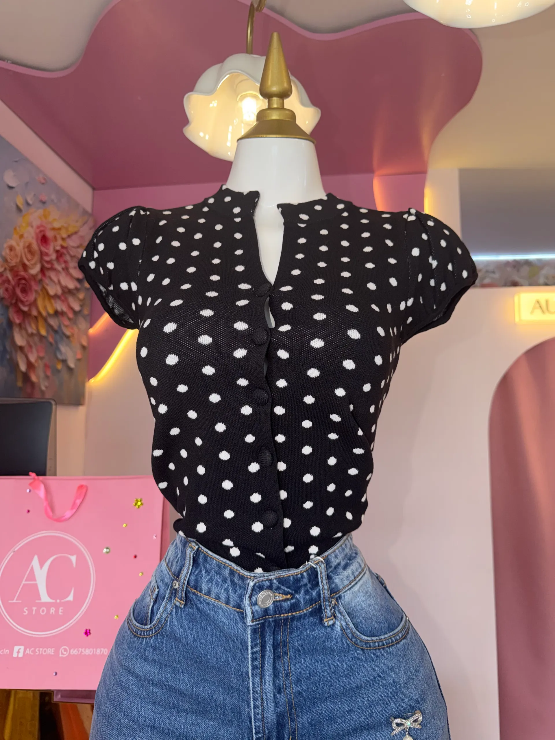 Blusa de lunares  — AC Store