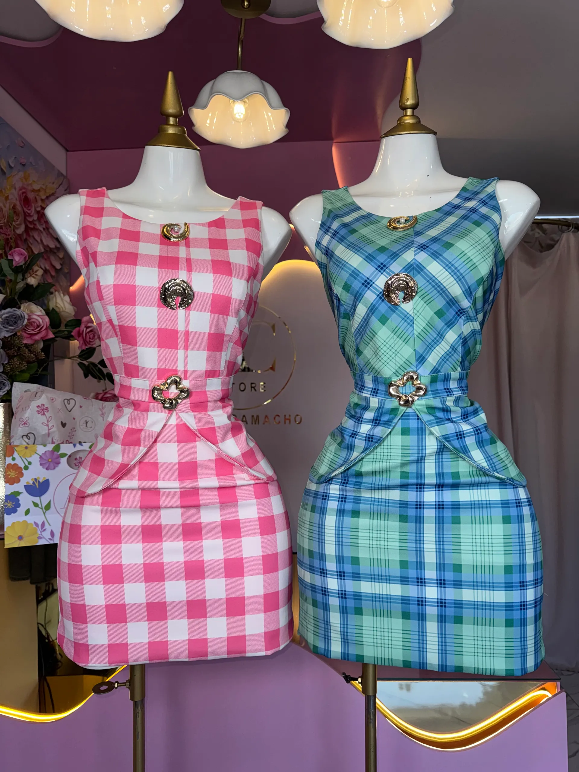 Conjunto a cuadros 