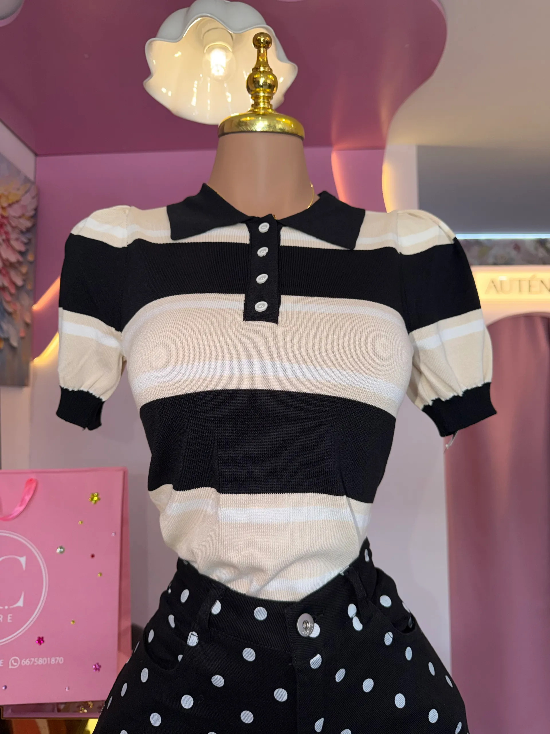 Blusa polo líneas — AC Store