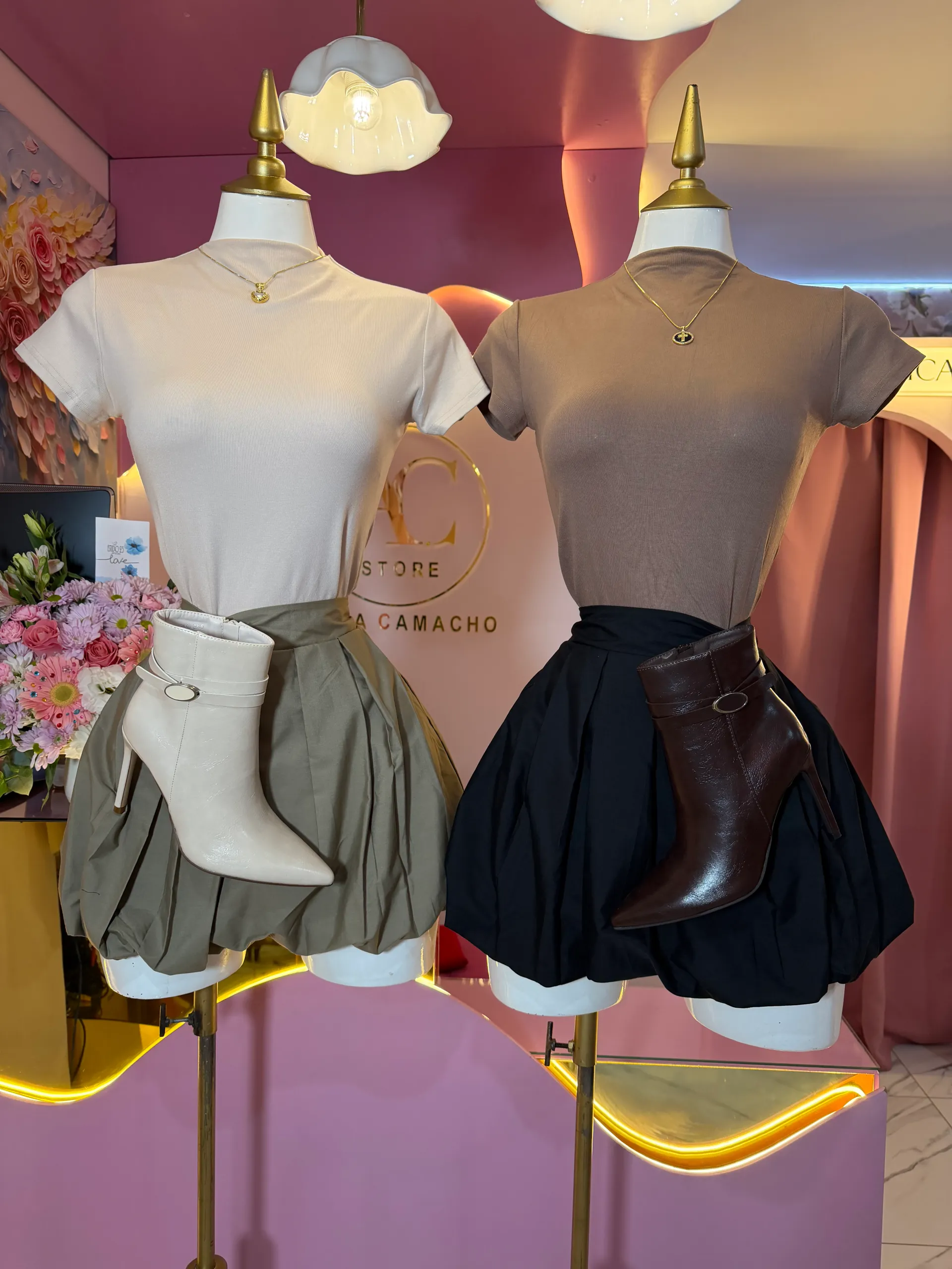 Blusa básica lisa cuello alto