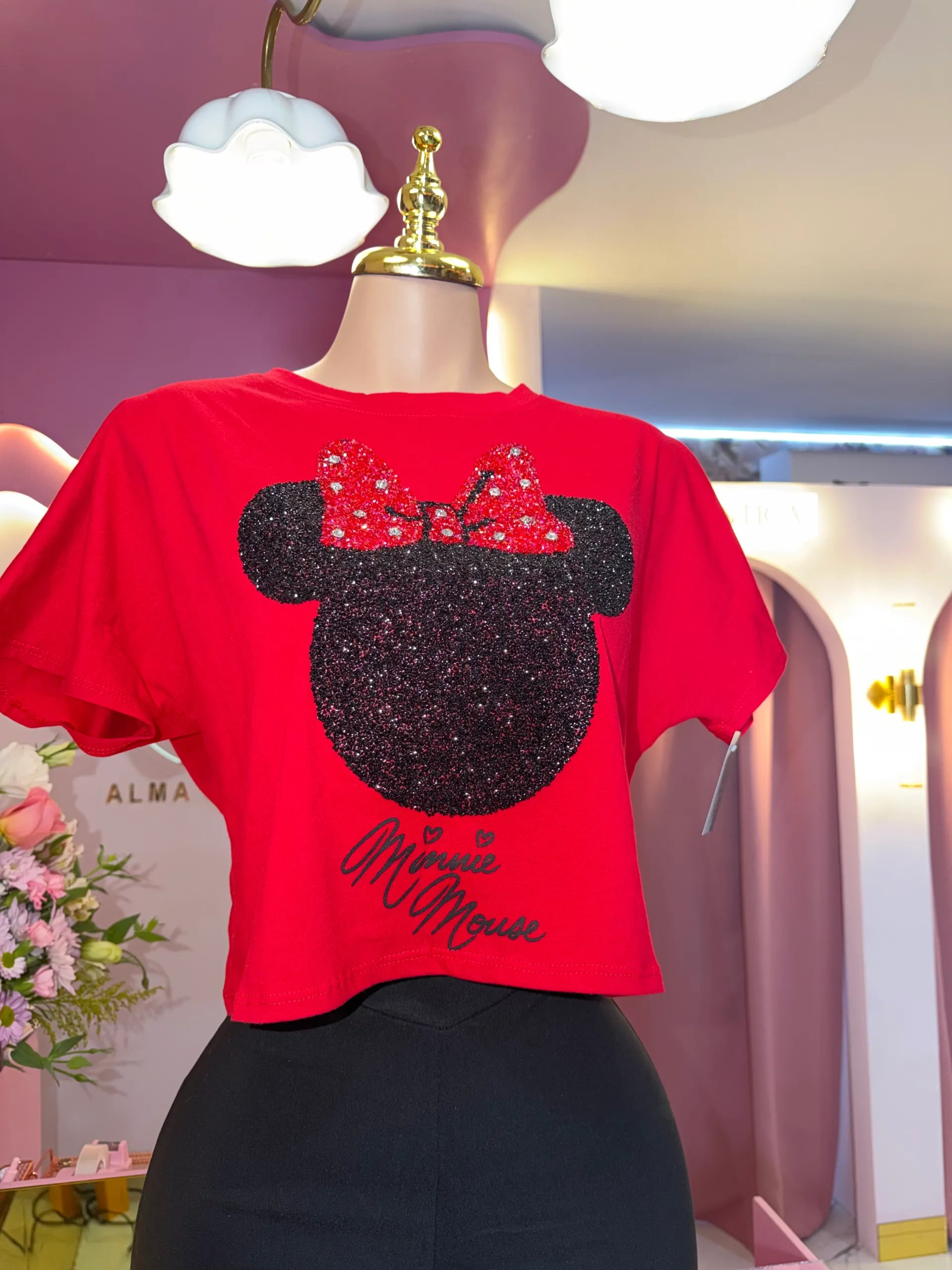 Blusa corta Minnie 