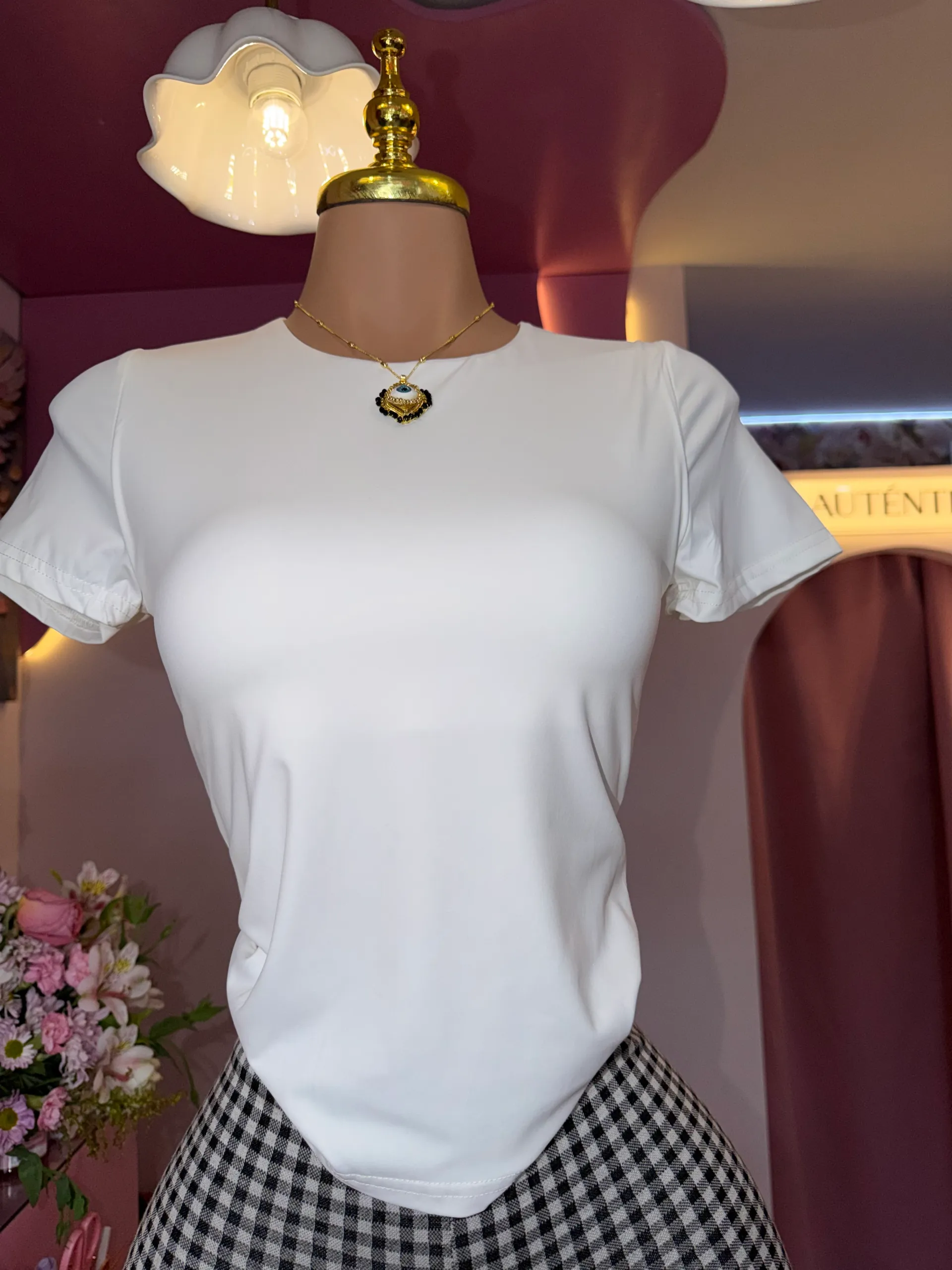 Blusa básica de licra inspo zara
