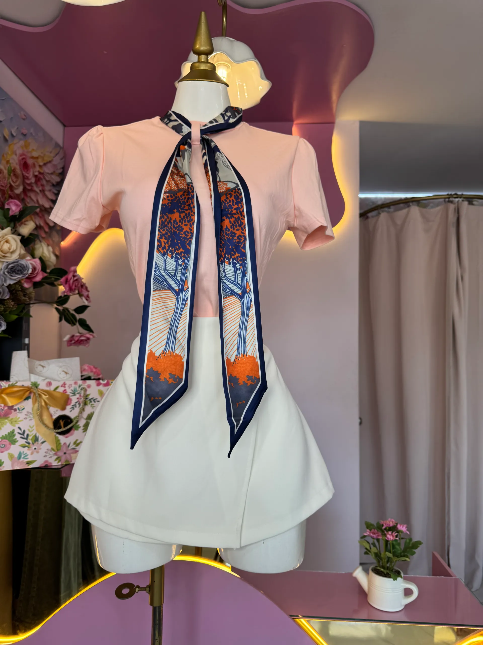Blusa con detalle de pañoleta — AC Store