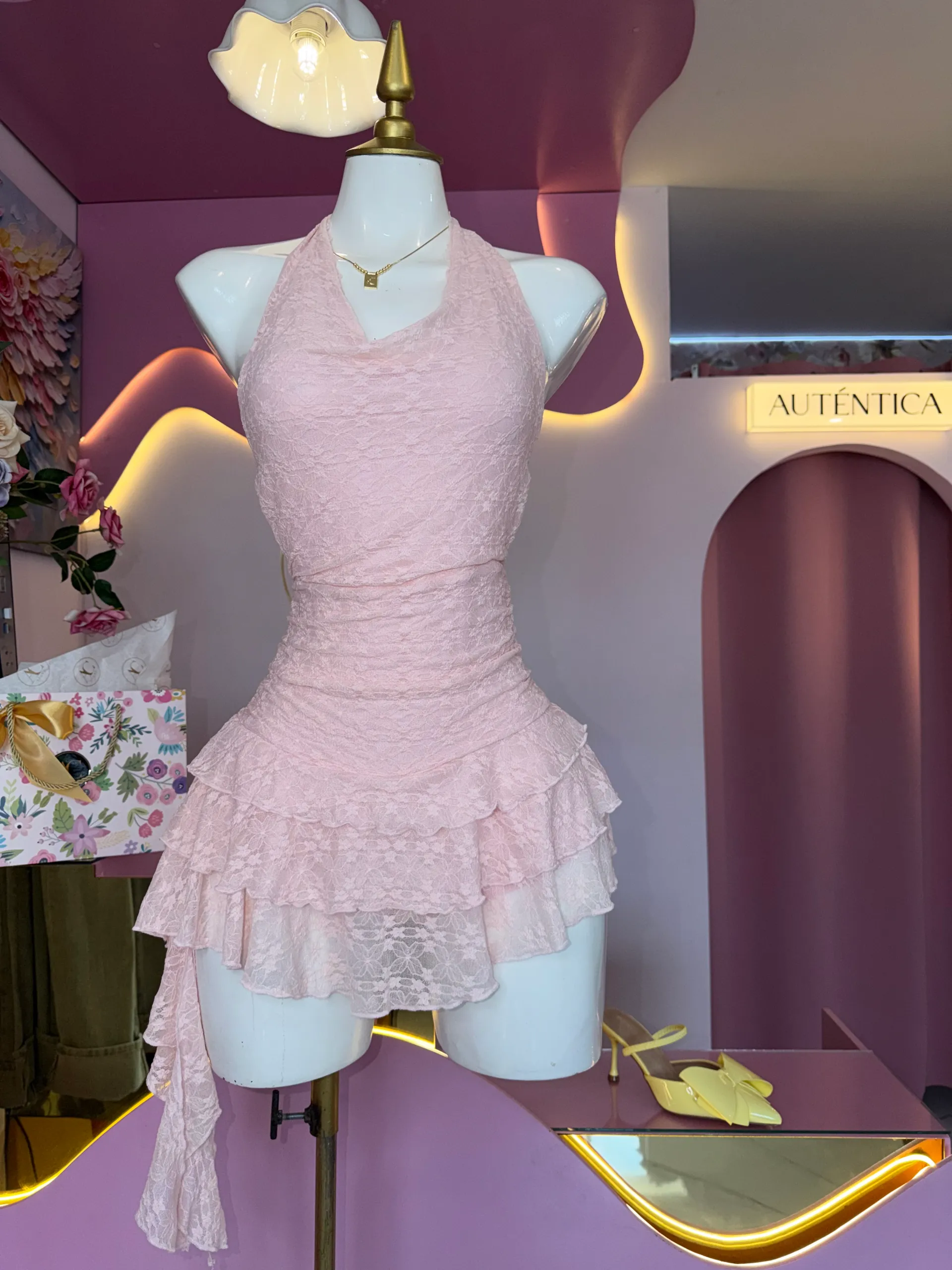 Vestido escote espalda