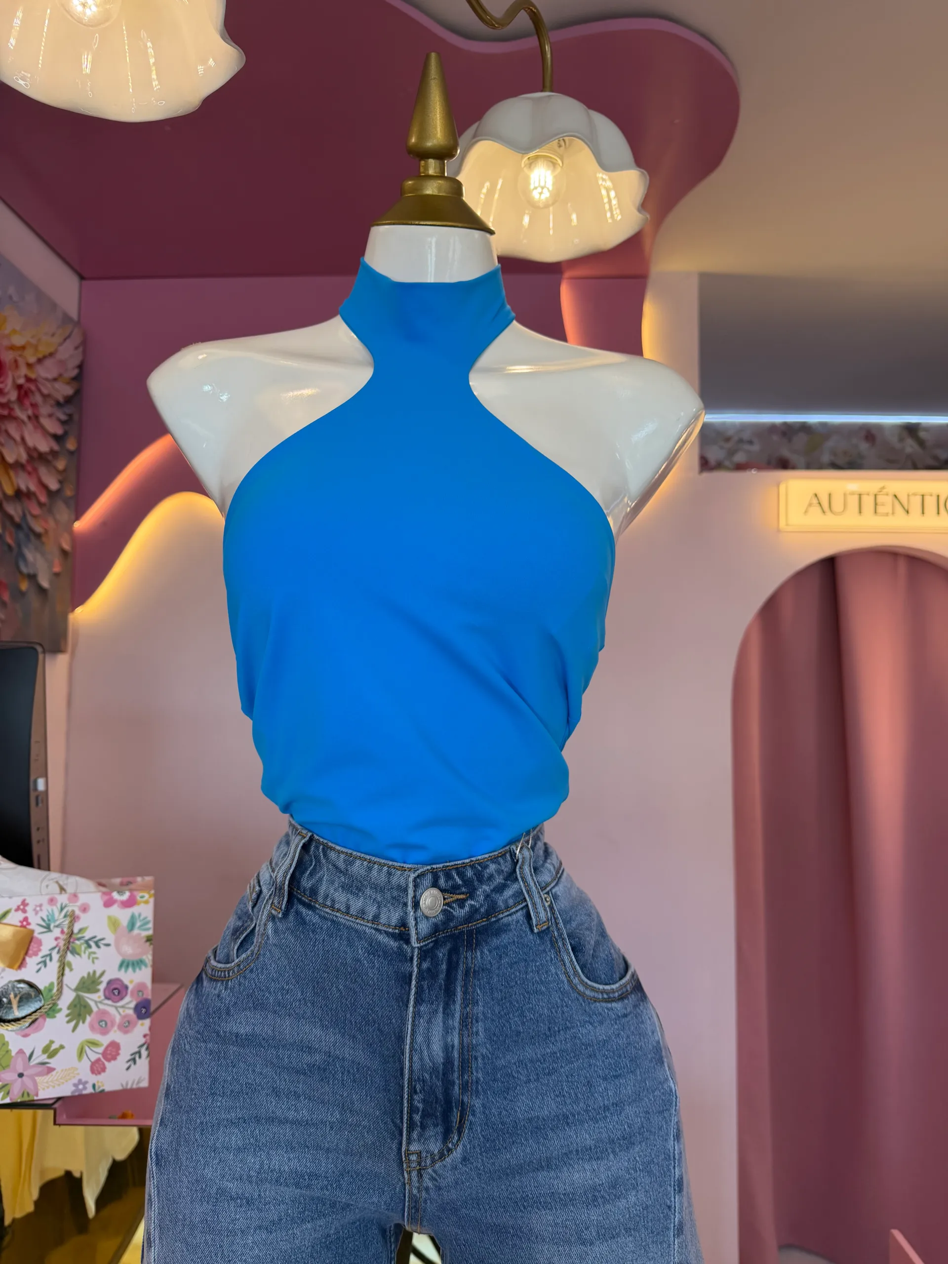 Blusa cuello halter — AC Store
