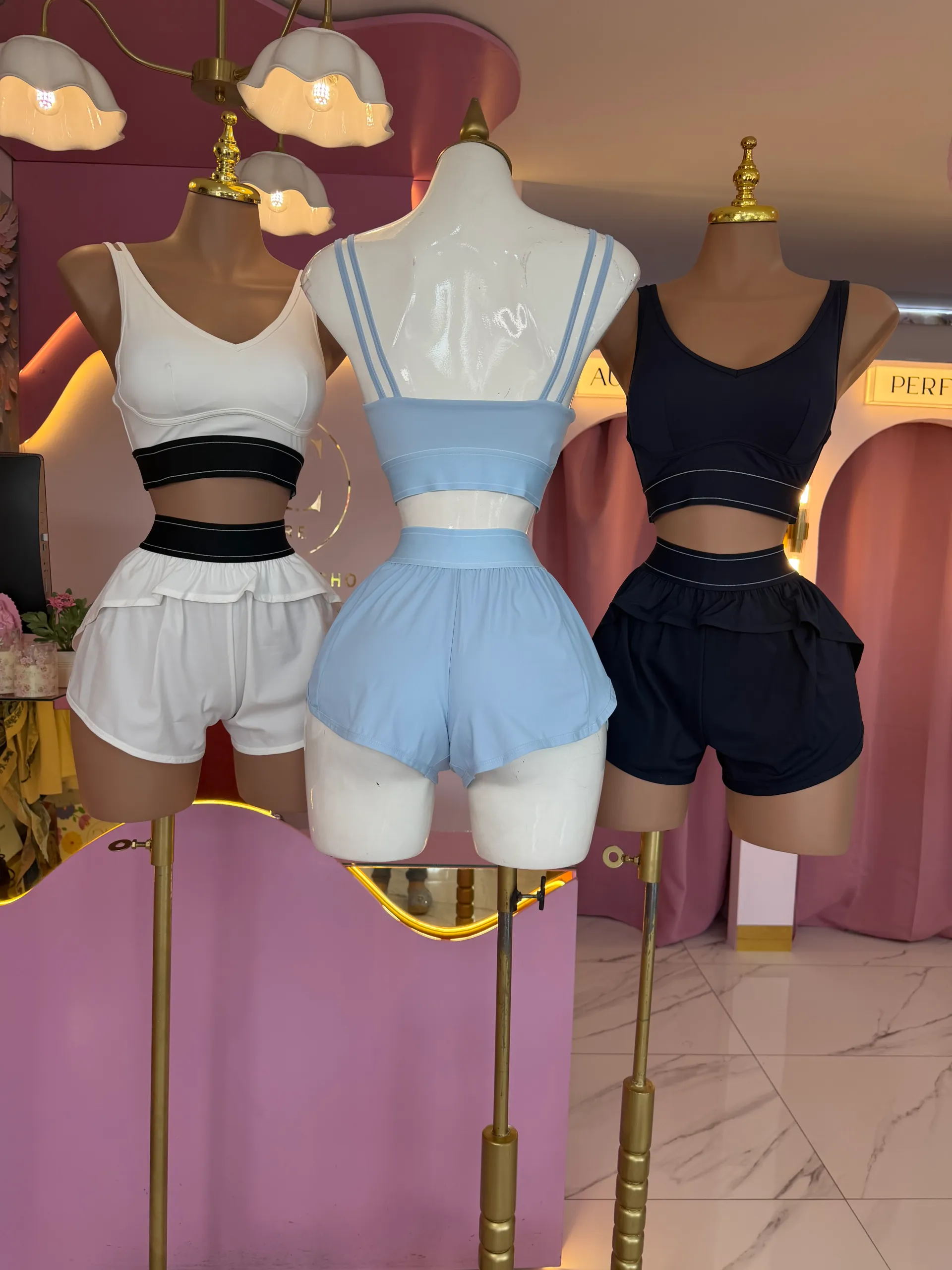 Set deportivo de short 