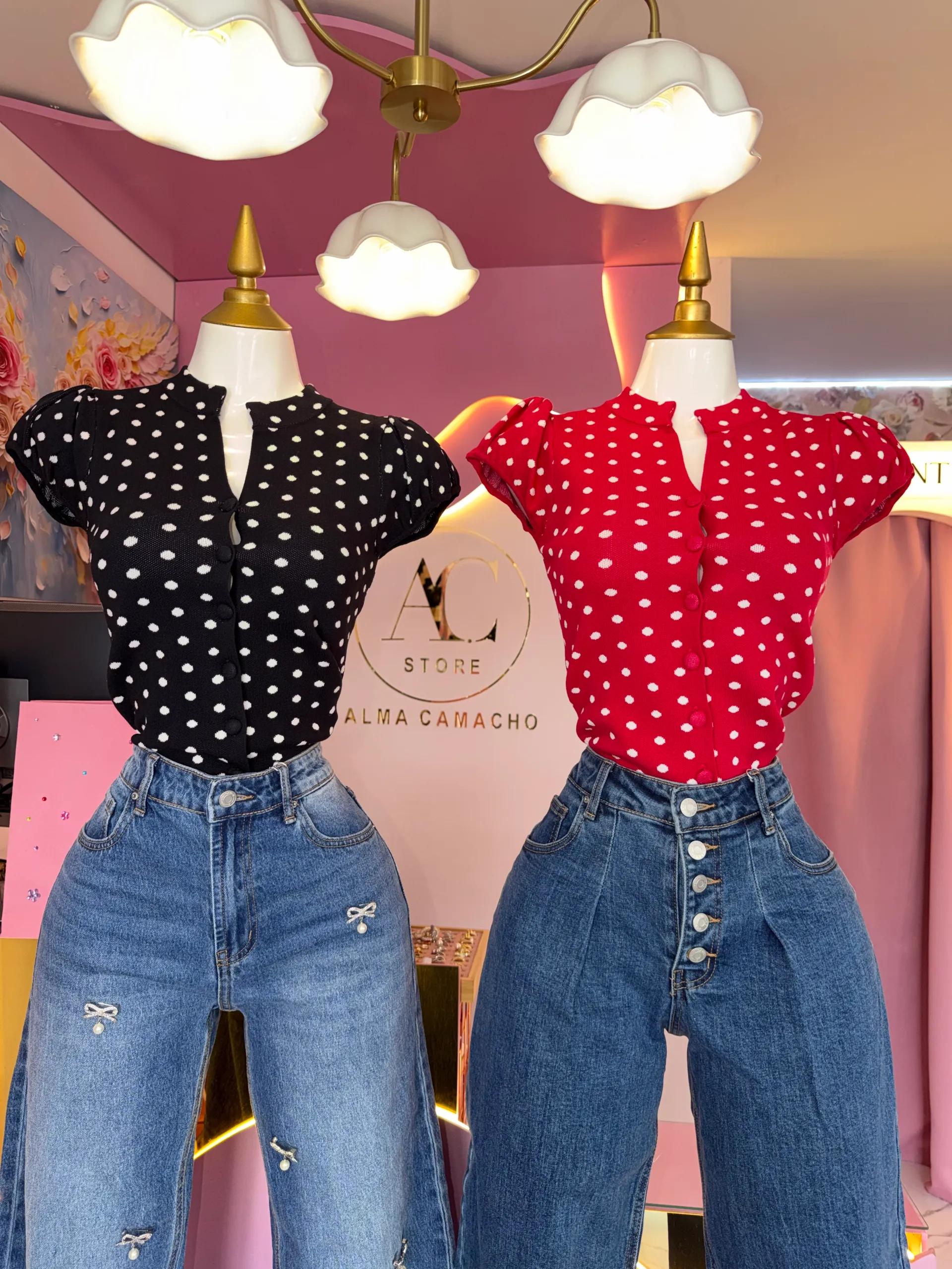 Blusa de lunares 