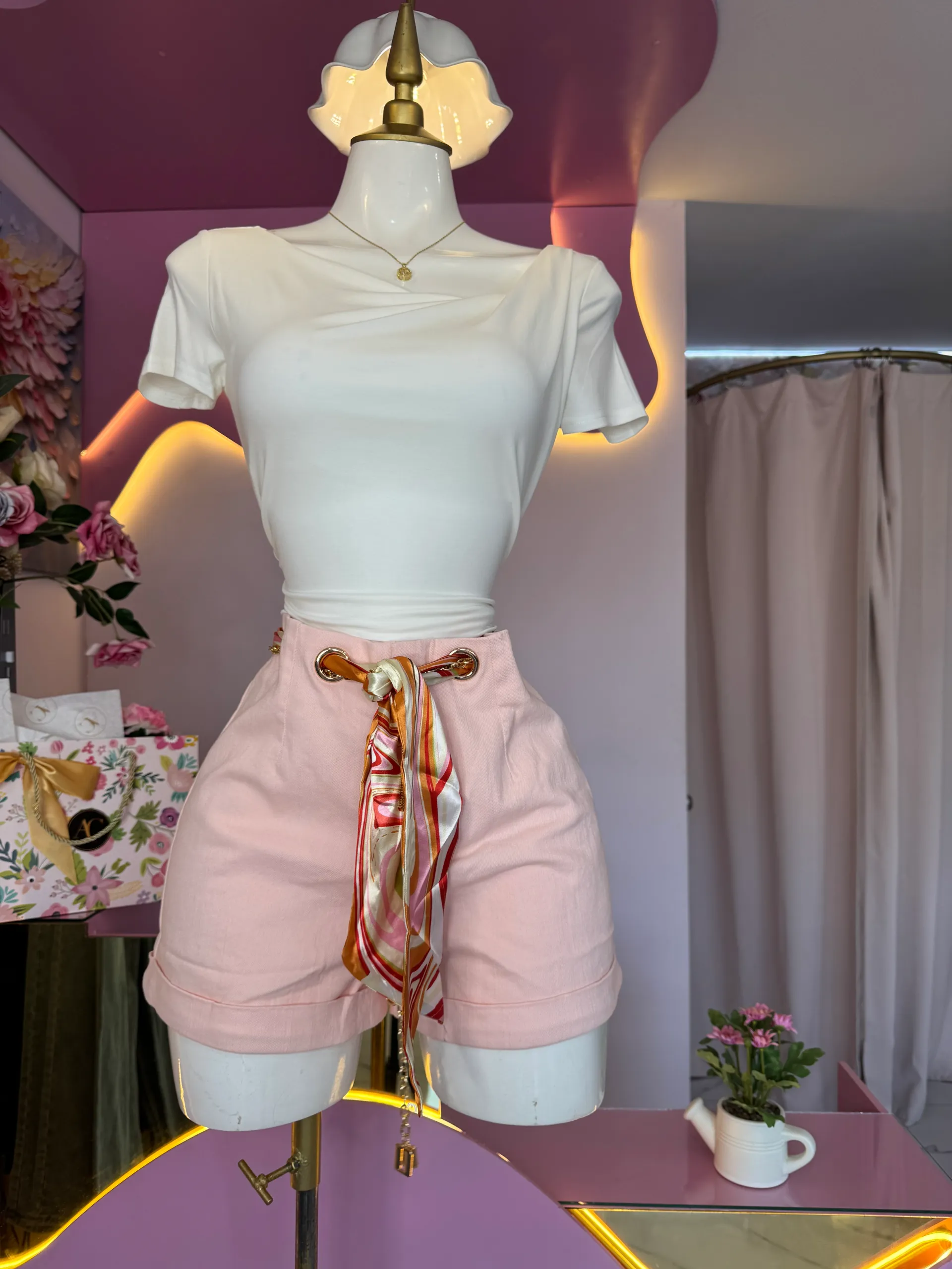 Short con pañoleta 