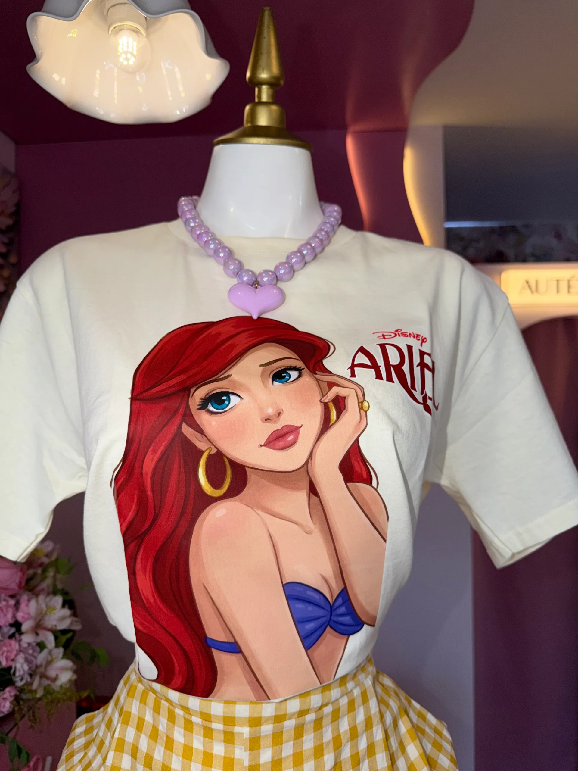 Playera princesa ariel