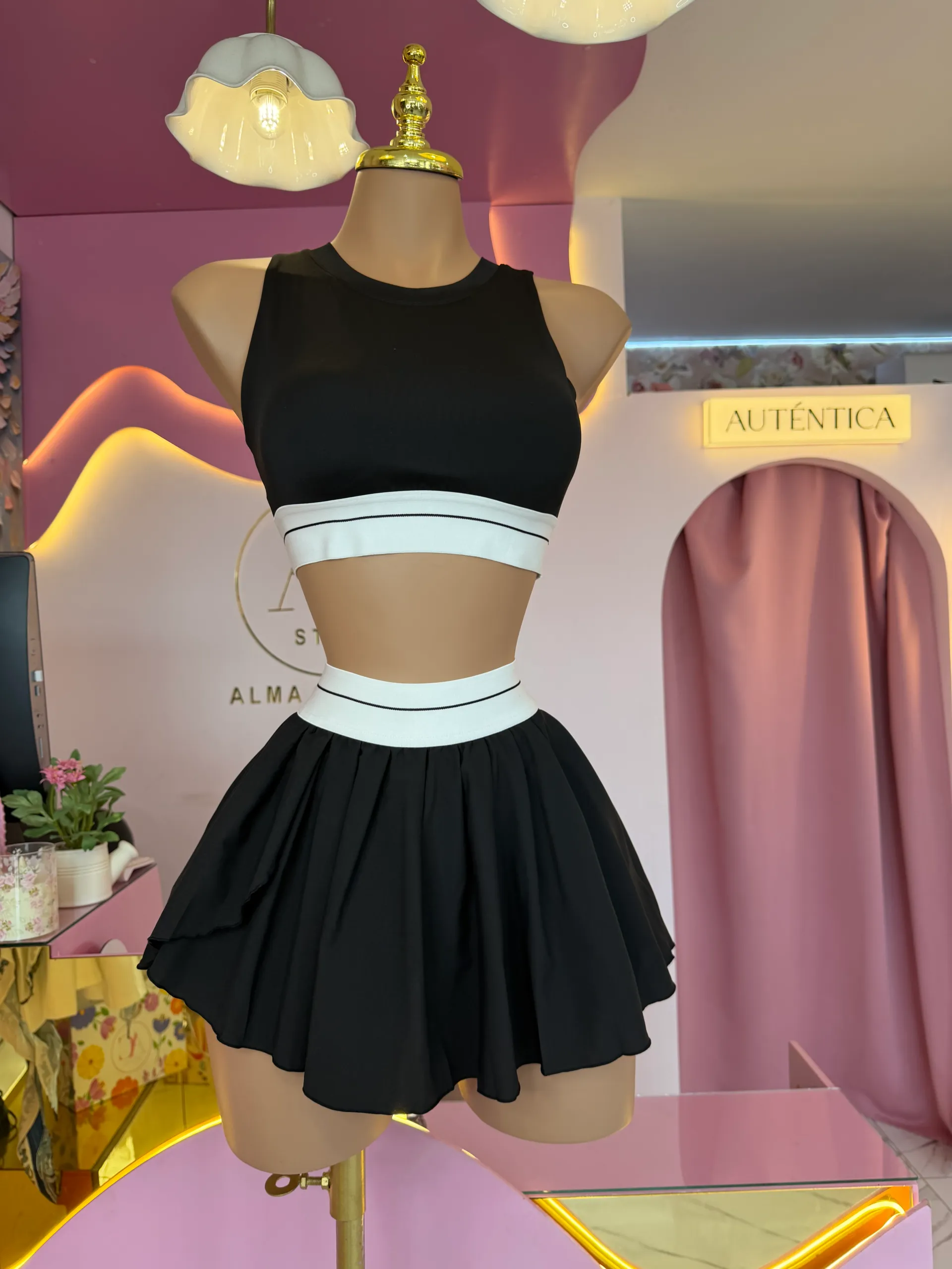 Set deportivo short falda  — AC Store
