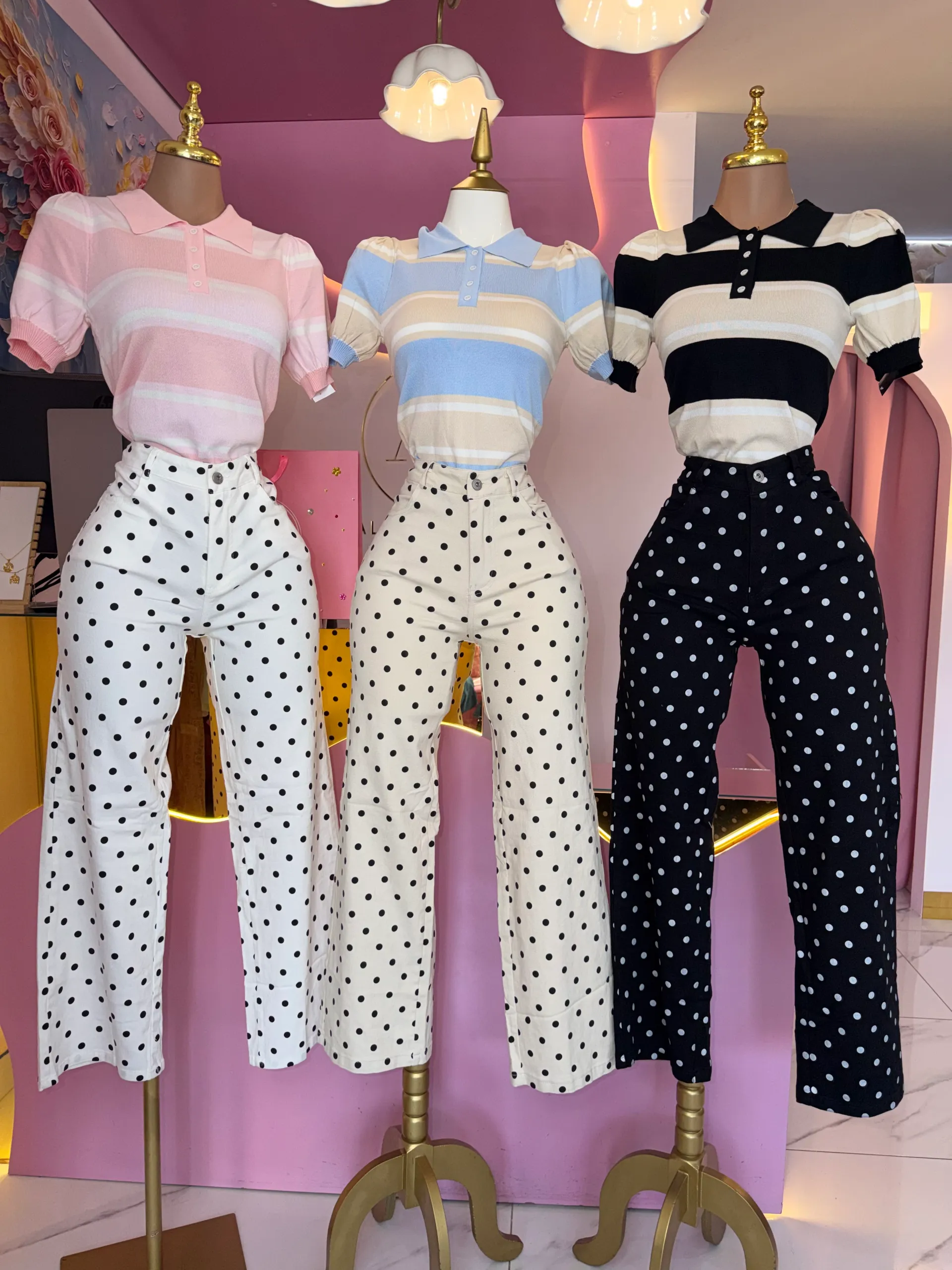 Blusa polo líneas